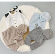 Комплект 3в1 (рубашка+брюки+кепка)