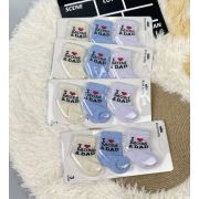 Носки на картонке 19002 3 шт в уп.