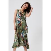 Платье на запАх миди