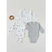 Набор из трех боди-кимоно «Солнышко»