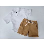 Комплект муслин 2в1(рубашка+шорты)
