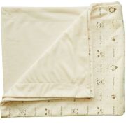 Плед 11-082 двуслойный вельбоа с рисунком