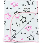 Плед 33-100-3 ПЛАНЕТКИ двуслойный с отделкой краше