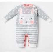 Комбинезон вязаный 500500 «Крошка Я» «Зайчик» р 62-68