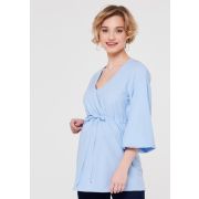 Блуза 11566 на кулиске, вырезом «на запах»