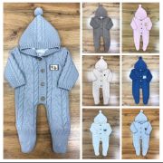 Комбинезон утепленный AIS-0004 вязаный+капюшон